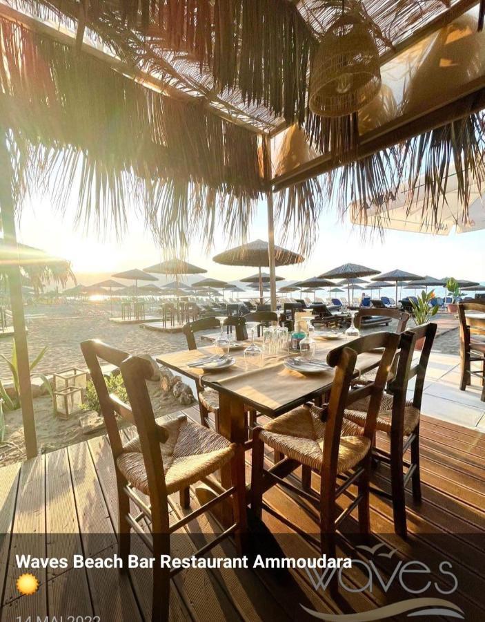 Troulis Seaside Aparthotel Amoudara  Bagian luar foto