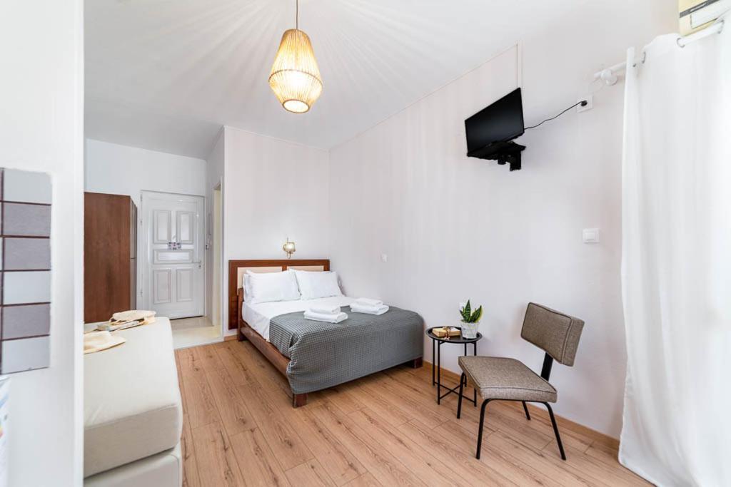 Troulis Seaside Aparthotel Amoudara  Bagian luar foto