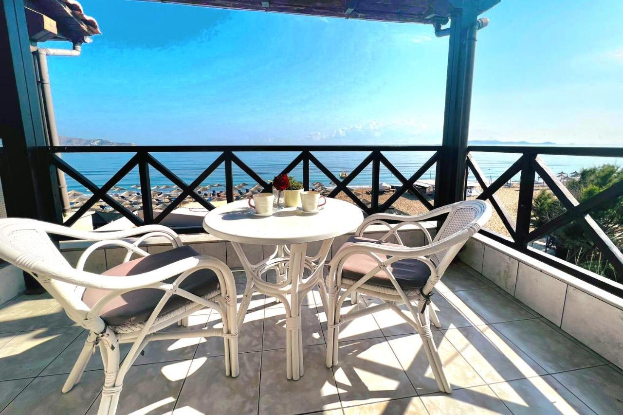 Troulis Seaside Aparthotel Amoudara  Bagian luar foto